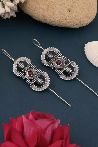 Rani color oxidised earrings