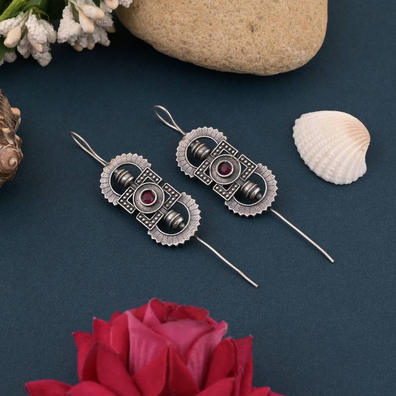 Rani color oxidised earrings