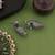 Silver color oxidised earrings