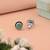 Assorted color oxidised stud earrings combo of 10 pairs