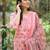 Pink Floral Print Kurti Pant Set