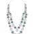 Silver plated traditional designer kundan long adjustable necklace for women (ij068zg)