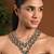 Gold plated traditional designer kundan long adjustable necklace for women (ij069g)