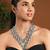 Silver plated traditional designer kundan long adjustable necklace for women (ij069zg)