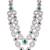 Silver plated traditional designer kundan long adjustable necklace for women (ij069zg)