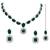 Silver plated traditional stone design necklace set with earrings & maang tika for women (ij399zg)