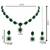 Silver plated traditional stone design necklace set with earrings & maang tika for women (ij399zg)