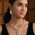 Gold plated classic square motif necklace set with earrings for women (ij404w)