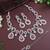Silver traditional kundan & stone choker necklace jewellery with earrings & maang tikka set for women