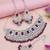 Silver plated traditional kundan & pearl bridal choker necklace jewellery set with earrings & maang tikka for women