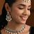 Gold plated traditional kundan pearl choker necklace with earrings & maang tikka for women (k7306w)