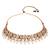Gold plated traditional kundan pearl choker necklace with earrings & maang tikka jewellery set for women (k7309w)