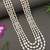 4 layered traditional gold plated dulha moti mala with beaded maharaja haar/groom necklace for men (white)