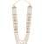 4 layered traditional gold plated dulha moti mala with beaded maharaja haar/groom necklace for men (white)