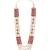 4 layered traditional gold plated dulha moti mala with beaded maharaja haar/groom necklace for men (maroon)