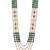 4 layered traditional gold plated dulha moti mala with beaded maharaja haar/groom necklace for men (mlp71g)