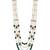 4 layered traditional gold plated dulha moti mala with floral beaded maharaja haar/groom necklace for men (mlp72g)