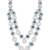 Traditional layered necklace with blue stone detailing for groom/dulha men (mlp68zg)