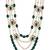 4 layered traditional gold plated dulha moti mala with floral beaded maharaja haar/groom necklace for men (mlp72g)