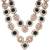 Traditional layered green stone necklace for men groom/dulha (mlp68g)