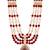4 layered traditional gold plated dulha moti mala with beaded maharaja haar/groom necklace for men (mlp66m)
