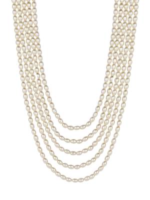5 layered traditional gold plated dulha moti mala maharaja haar/groom necklace for men (mlp58w) 4