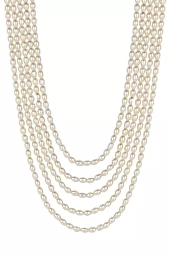 5 layered traditional gold plated dulha moti mala maharaja haar/groom necklace for men (mlp58w)