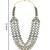 3 layered traditional gold plated dulha kundan mala maharaja haar/groom necklace for men (mlp55g)
