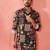 Men's multicolor rayon kurta - digital printed mid-length festive