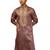 Men's lavender resham embroidered silk kurta - premium festive