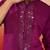 Men's Pink embroidered silk kurta - festive traditional wear