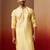 Men yellow silk anmol jacquard kurta - premium ethnic motif auspicious festive wear