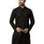 Men black rayon sequin embroidered kurta - festive wedding party wear long kurta with mandarin collar