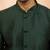 Men bottle green silk jodhpuri - premium jacquard floral wedding party wear