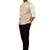 Men Cream silk nehru jacket - premium jacquard ethnic contemporary festive wear
