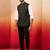 Men black silk nehru jacket - premium jacquard ethnic festive party wear