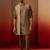 Men bronze gold silk 3-piece jacquard set - premium ethnic motif wedding ensemble