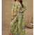 Multicolor chinon silk digital print western style Palazzo suit