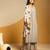 Off white floral printed crepe kurta set