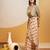 Off white floral printed crepe Dress With Jacket