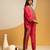 Pink embroidered chanderi kurta set