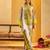 Multicolor floral printed chanderi kurta set