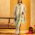 Multicolor floral printed chanderi kurta set