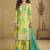 Mahendi chinon silk digital print palazzo suit