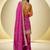 Pink chinon silk digital print palazzo suit