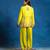 Blue embroidered cotton kurta set