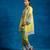 Yellow embroidered silk kurta set