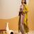 Multicolor floral printed satin Dress With Cape