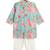 Blue floral printed cotton kurta set
