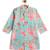 Blue floral printed cotton kurta set